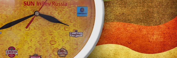 Часы настенные с изображением
